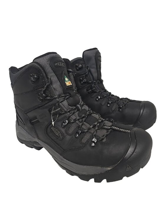Keen Utility Men\'s Pittsburgh Energy Waterproof Work Hiker Black Size 12D